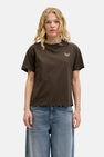 T-shirt met korte mouwen - bruin