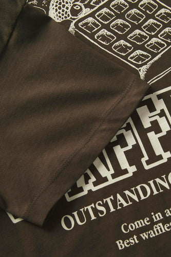 T-shirt met korte mouwen - bruin - JJXX