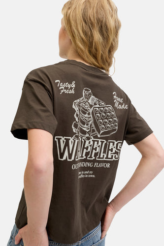 T-shirt met korte mouwen - bruin - JJXX