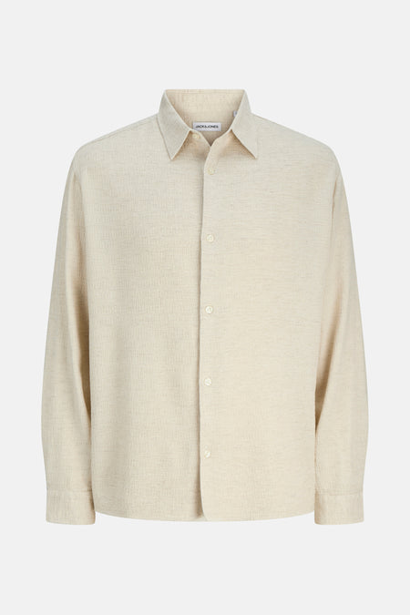 Chemise (manches longues) Beige - PREMIUM by JACK & JONES