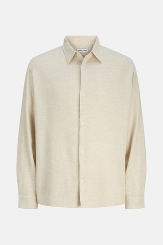 Chemise à manches longues - beige - PREMIUM by JACK & JONES