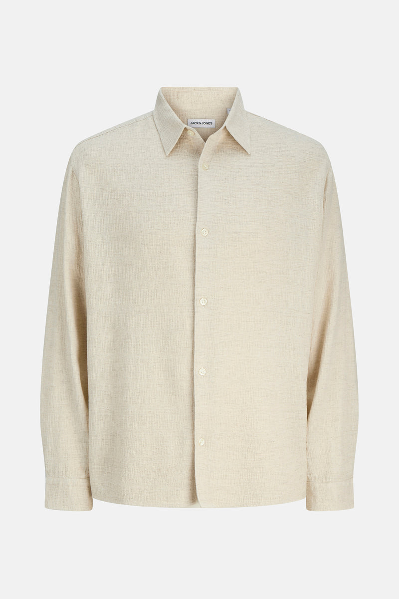 Chemise (manches longues) Beige - PREMIUM by JACK & JONES