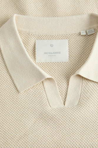 Pull met V-hals - beige - PREMIUM BLUE by JACK & JONES