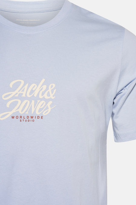 T-shirt (manches courtes) Bleu - ORIGINALS BY JACK & JONES