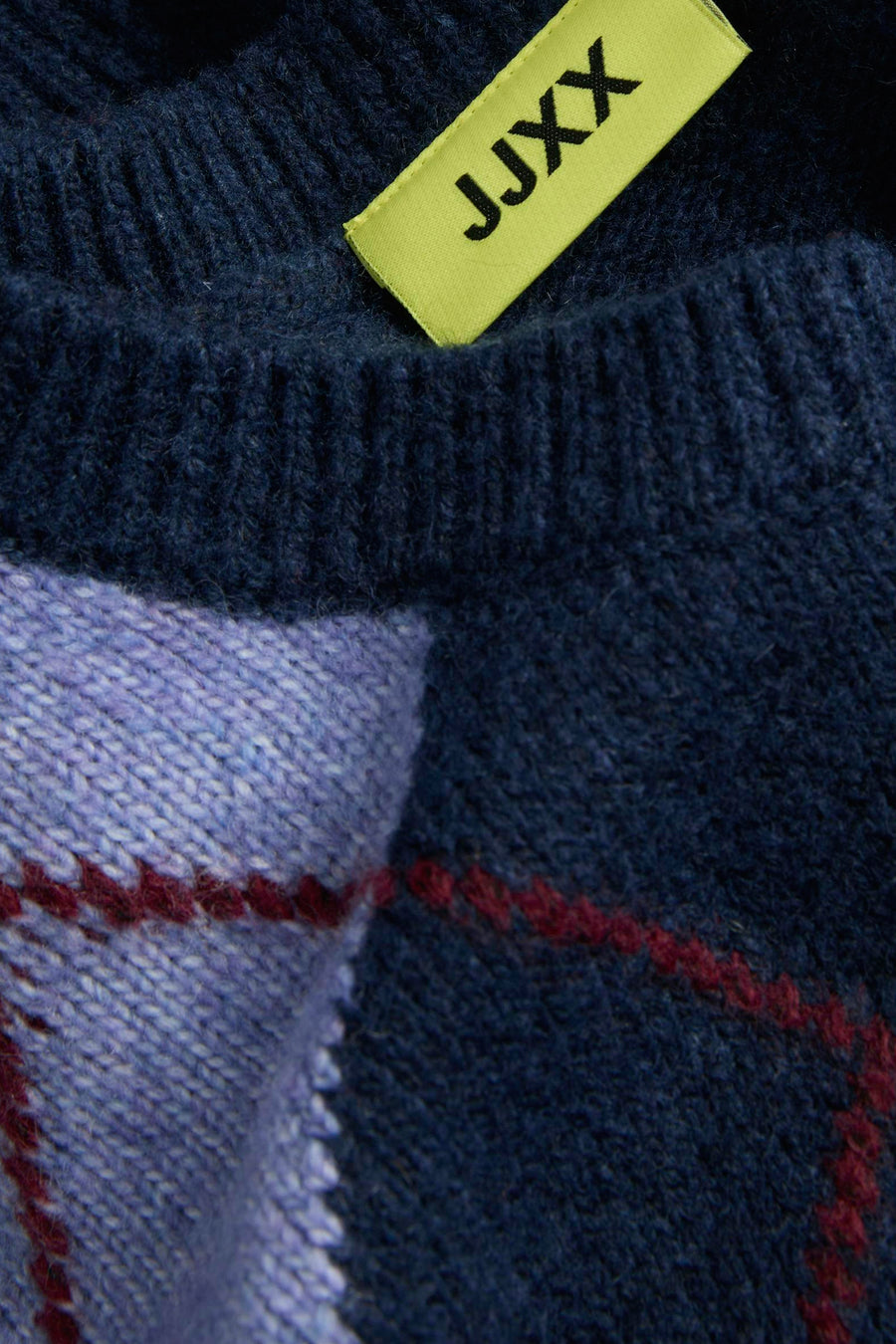 Pull à col rond - bleu - JJXX