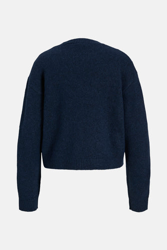 Pull à col rond - bleu - JJXX