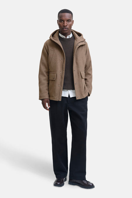 Lange jas - beige