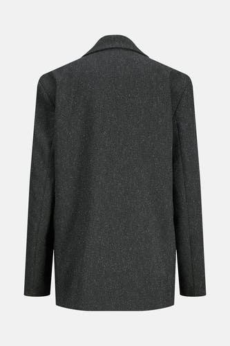 Grijs blazer van JJXX, achteraanzicht met lange mouwen en revers.
