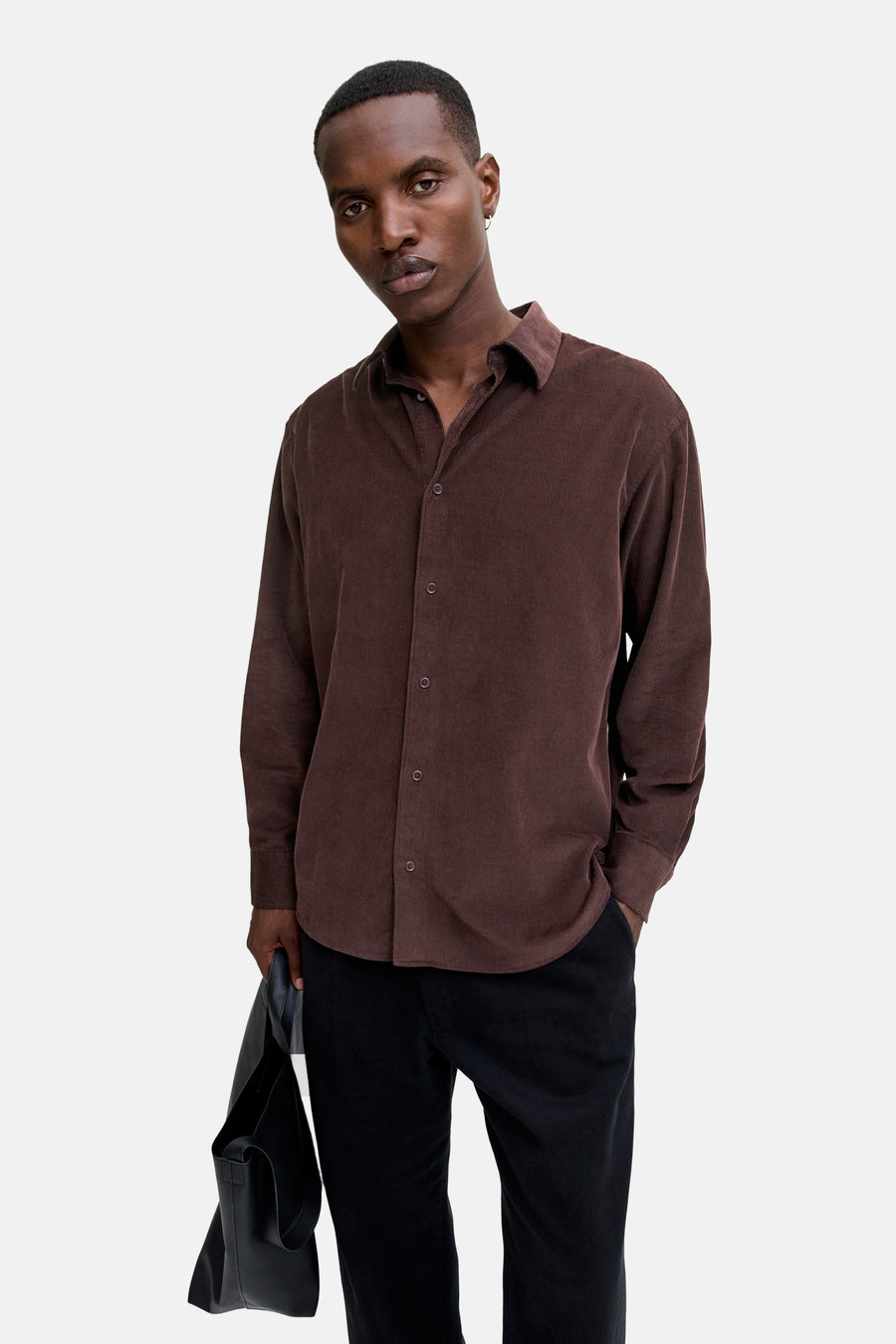 Chemise à manches longues - brun - PREMIUM BLUE by JACK & JONES