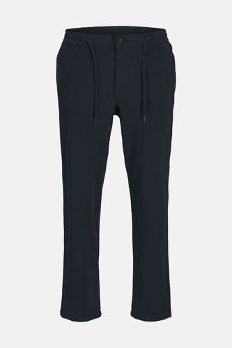 Blauwe broek van JACK & JONES JEANS INTELLIGENCE met trekkoord en knoopsluiting.
