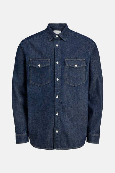Chemise en jean Dark blue denim - PREMIUM by JACK & JONES
