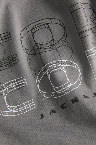 T-shirt met korte mouwen - grijs - CORE BY JACK & JONES