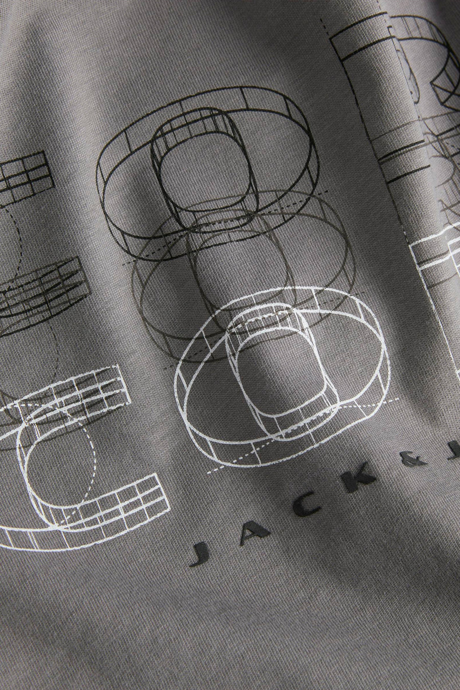 T-shirt met korte mouwen - grijs - CORE BY JACK & JONES