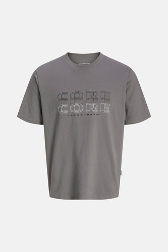 T-shirt met korte mouwen - grijs - CORE BY JACK & JONES