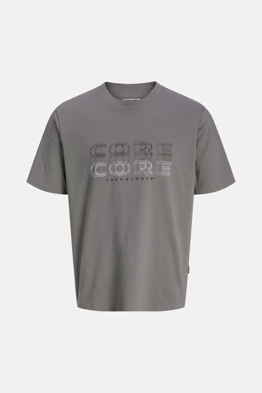 T-shirt met korte mouwen - grijs - CORE BY JACK & JONES