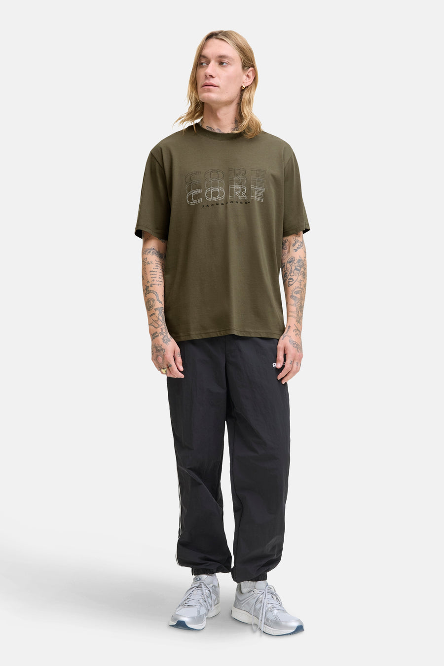 T-shirt met korte mouwen - groen - CORE BY JACK & JONES