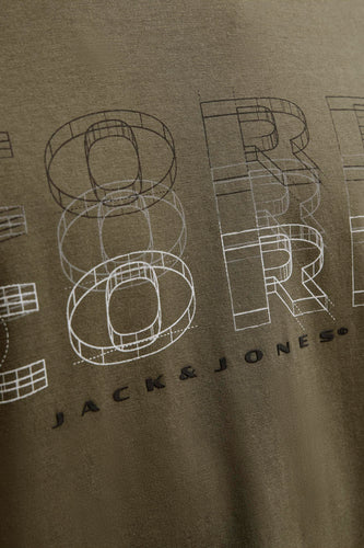 T-shirt met korte mouwen - groen - CORE BY JACK & JONES