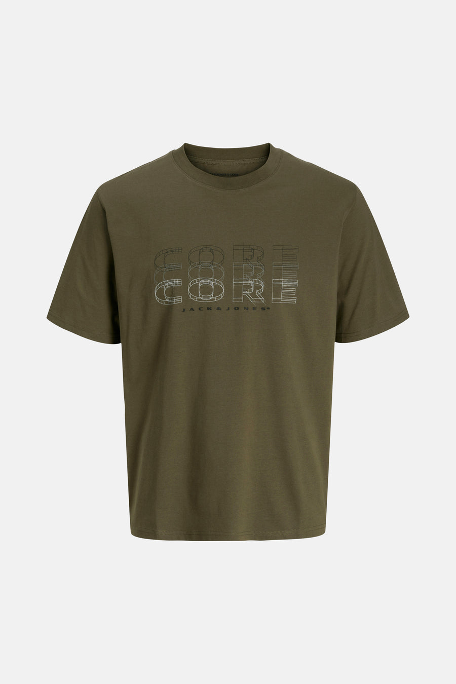 T-shirt met korte mouwen - groen - CORE BY JACK & JONES