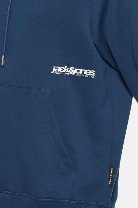 JCOUNION MINIMAL PRINT SWEAT HOOD