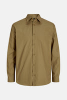 Chemise (manches longues) Brun - PREMIUM by JACK & JONES