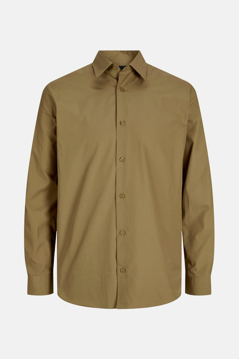 Chemise (manches longues) Brun - PREMIUM by JACK & JONES