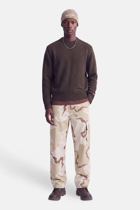 Pull col O brun - ORIGINALS BY JACK & JONES