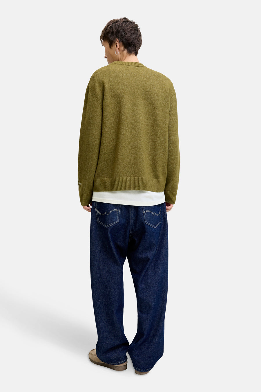 Pull met ronde hals - groen - ORIGINALS BY JACK & JONES