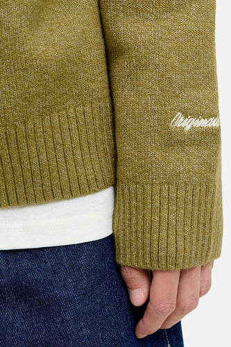 Pull met ronde hals - groen - ORIGINALS BY JACK & JONES