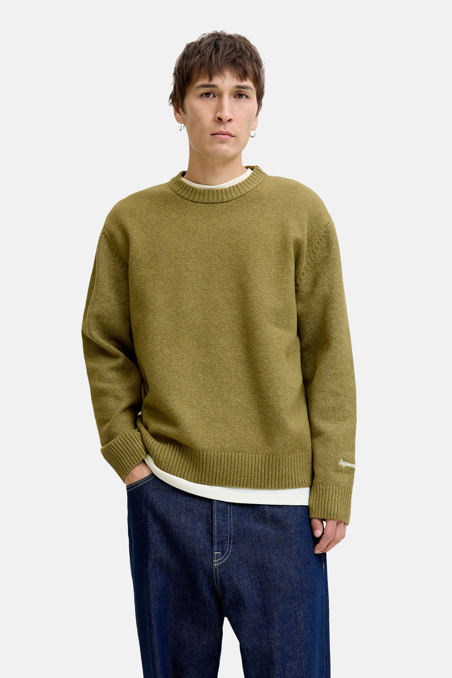 Pull met ronde hals - groen - ORIGINALS BY JACK & JONES