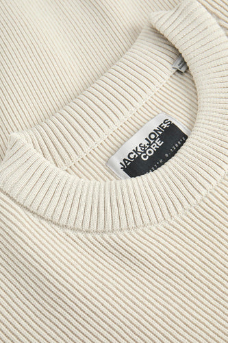 Pull à col rond - beige - CORE BY JACK & JONES