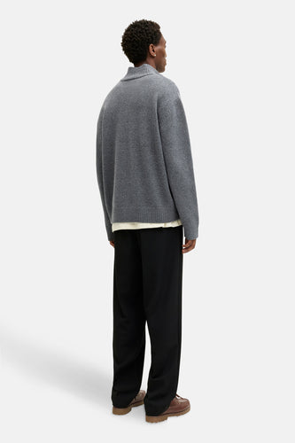 Pull met ronde hals - grijs - ORIGINALS BY JACK & JONES