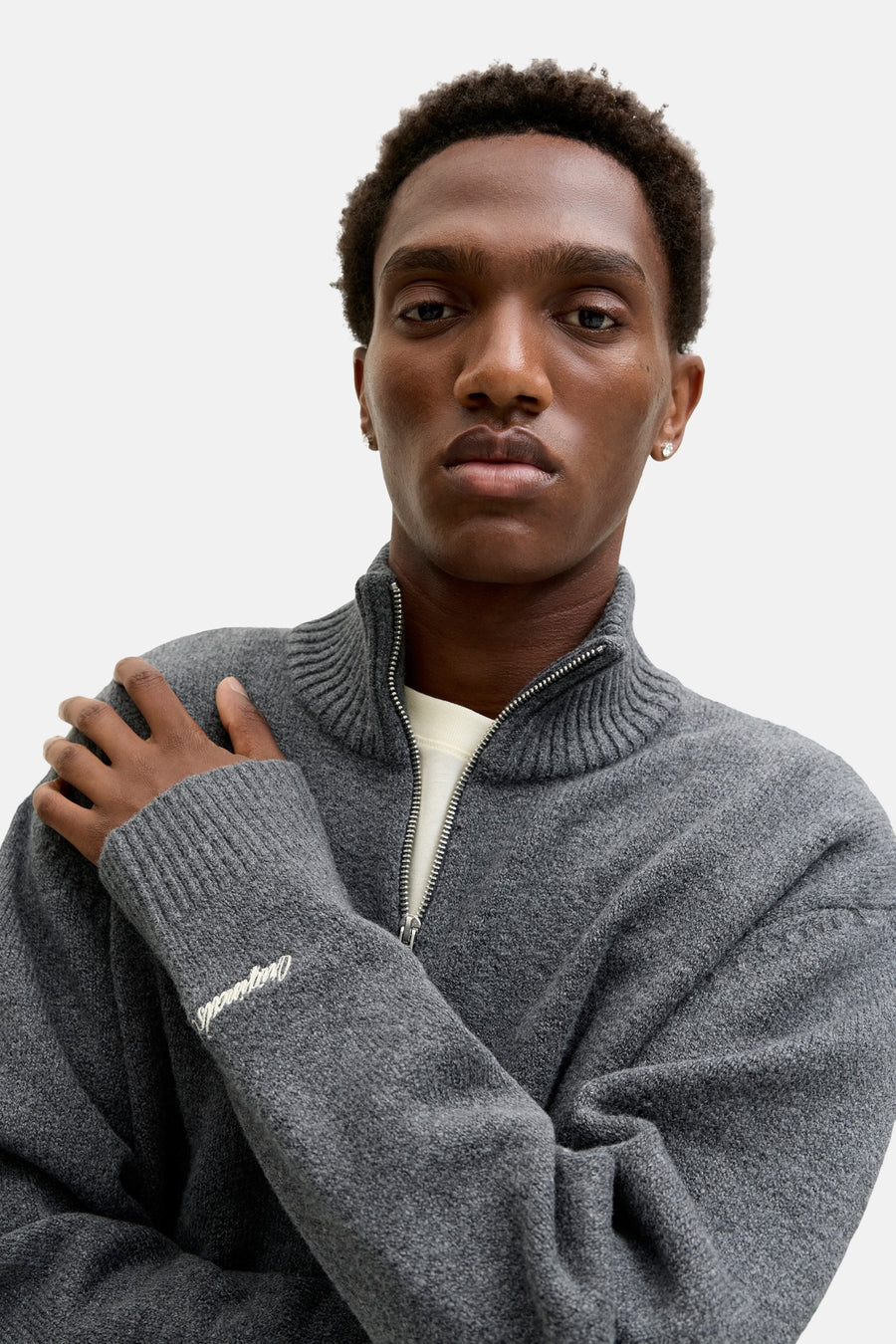 Pull met ronde hals - grijs - ORIGINALS BY JACK & JONES