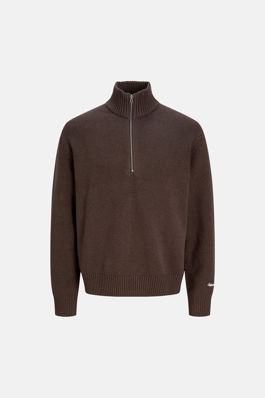 Pull col O brun - ORIGINALS BY JACK & JONES