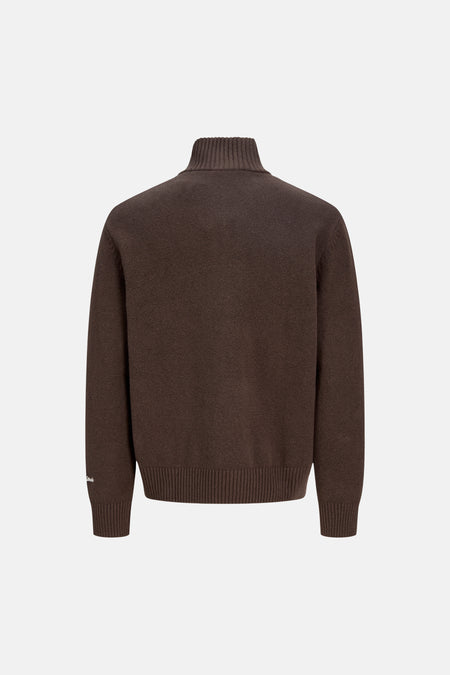 Pull col O - brun