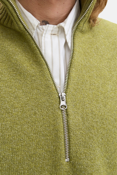 Pull met ronde hals - groen