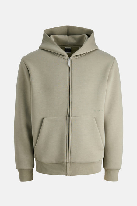 JCOSTANCE PRINT SWEAT ZIP HOOD