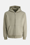 JCOSTANCE PRINT SWEAT ZIP HOOD