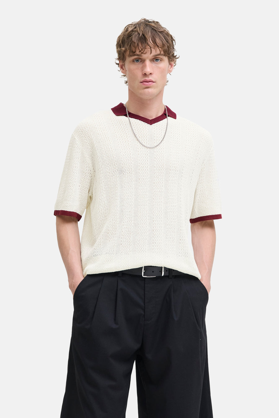 Polo met korte mouwen - Ecru - ORIGINALS BY JACK & JONES