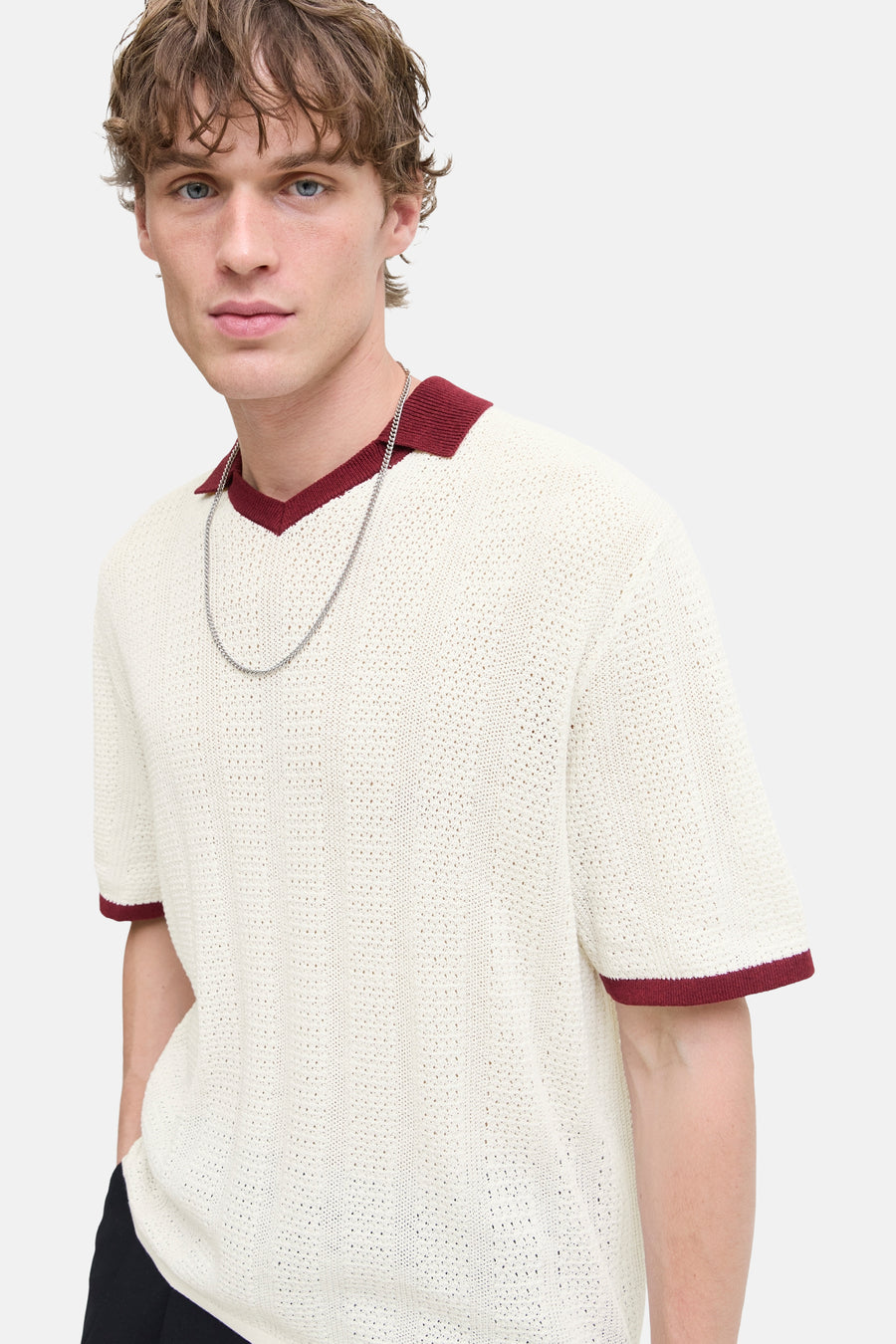 Polo met korte mouwen - Ecru - ORIGINALS BY JACK & JONES