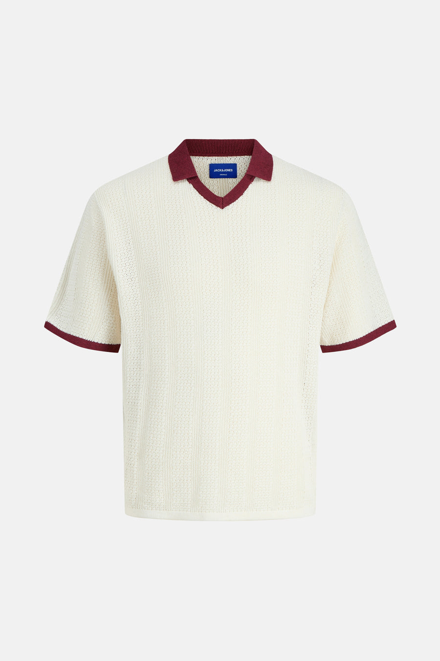 Polo met korte mouwen - Ecru - ORIGINALS BY JACK & JONES