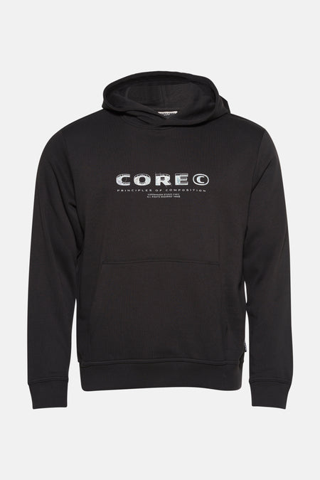 JCOSTANCE TEXT PRINT SWEAT HOOD