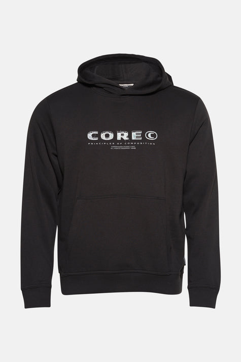 JCOSTANCE TEXT PRINT SWEAT HOOD