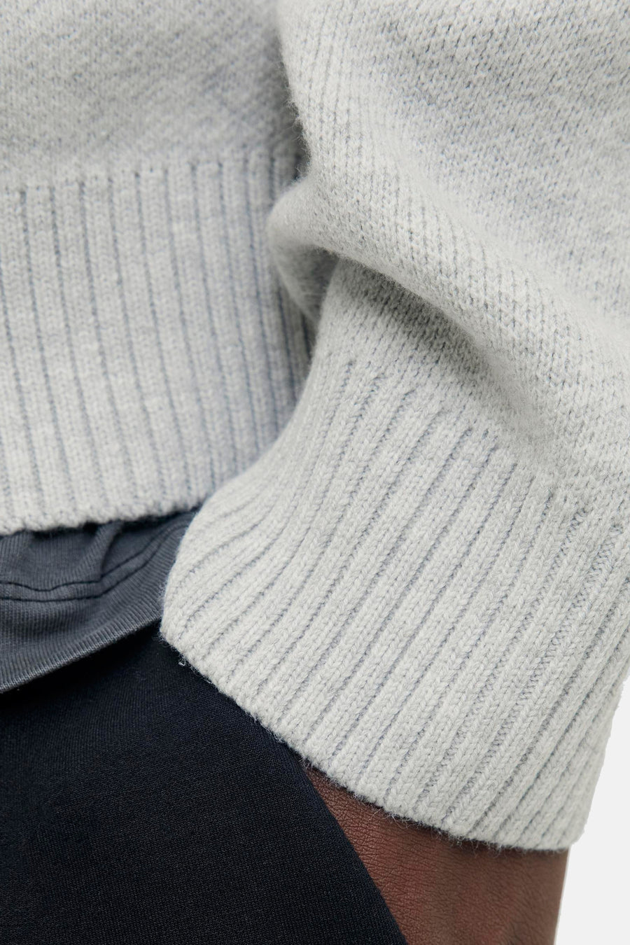 Pull met V-hals - grijs - CORE BY JACK & JONES