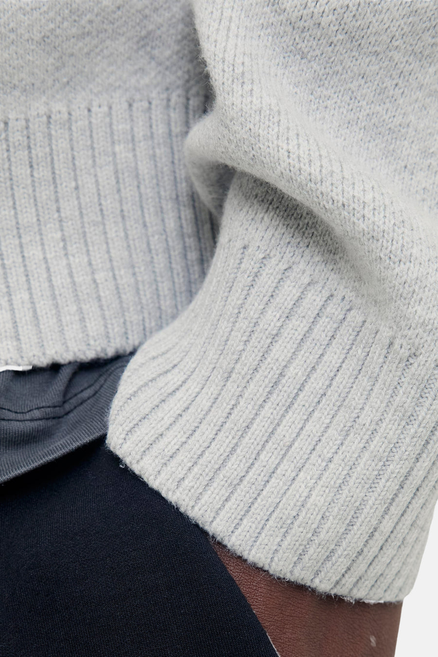 Pull met V-hals - grijs - CORE BY JACK & JONES