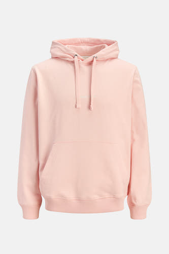 Gilet rose avec capuche d'ORIGINALS BY JACK & JONES, avec des cordons de serrage et une poche sur la devant.