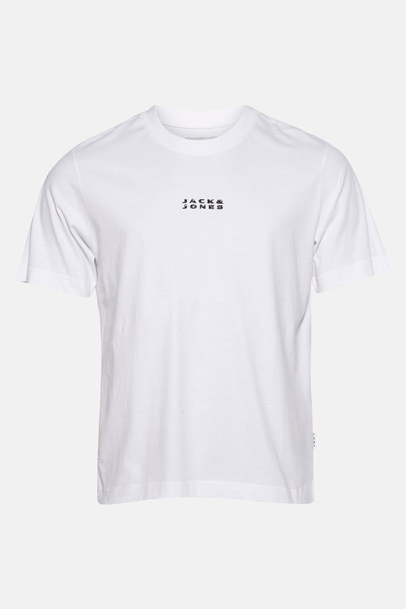JCOSTANCE MINIMAL TEXT TEE SS CREW NECK
