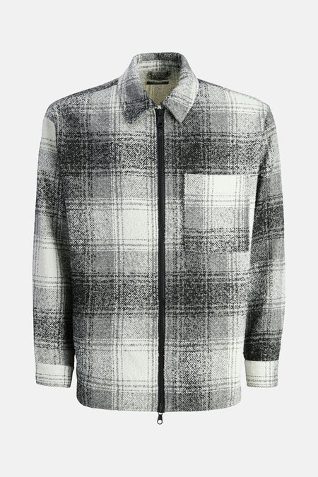 JCOCOVER BOUCLE ZIP OVERSHIRT
