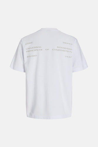 JCOSTANCE BACK TEXT TEE SS CREW NECK