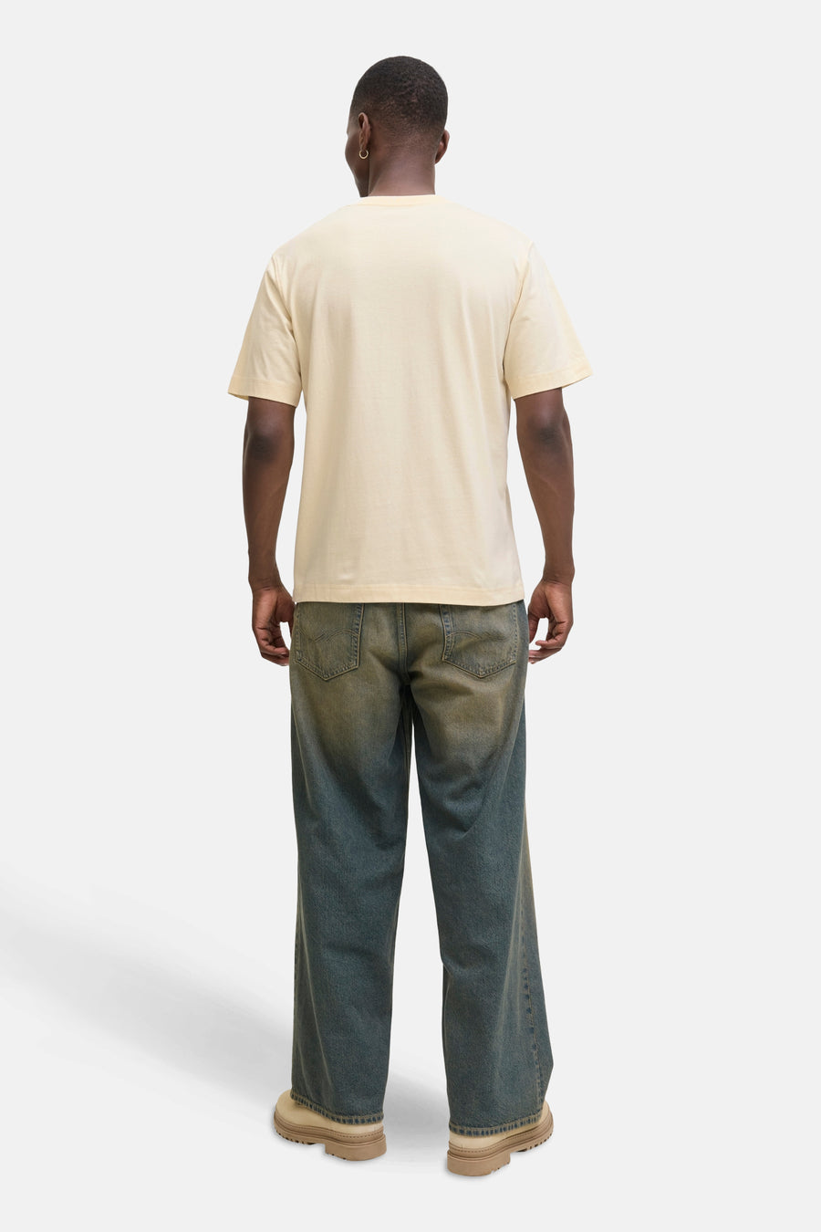 T-shirt à manches courtes - beige - ORIGINALS BY JACK & JONES