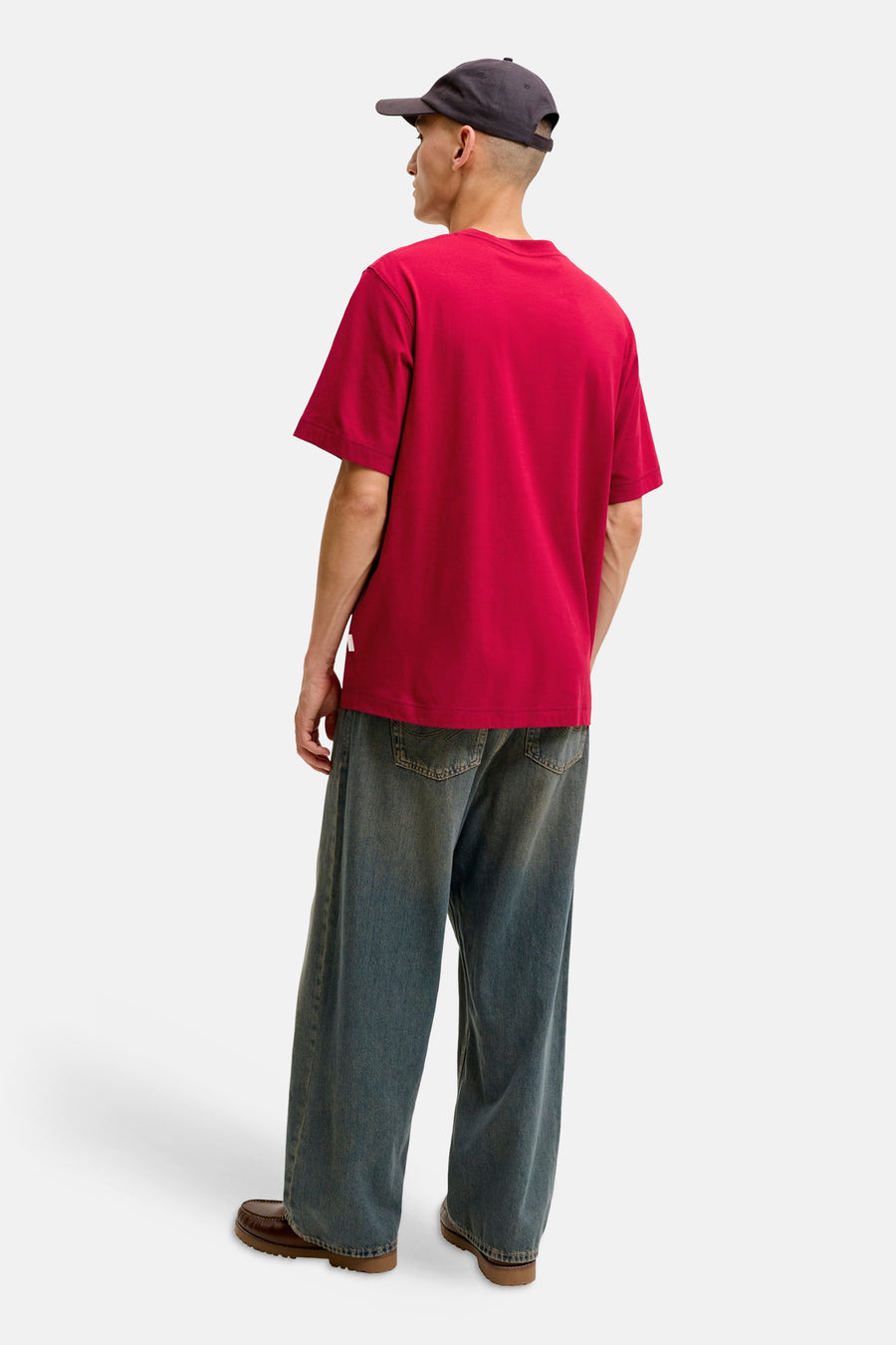 T-shirt (korte mouwen) rood - ORIGINALS BY JACK & JONES